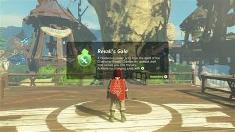 how to use revali's gale.